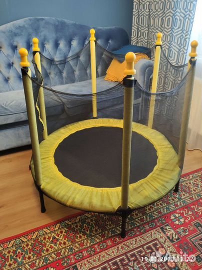 Детский батут с сеткой