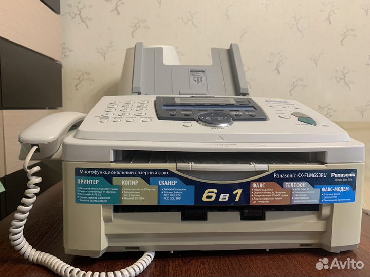 Принтер/сканер/факс/телефон Panasonic KX-FLM653
