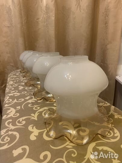 Плафон стекло 5шт