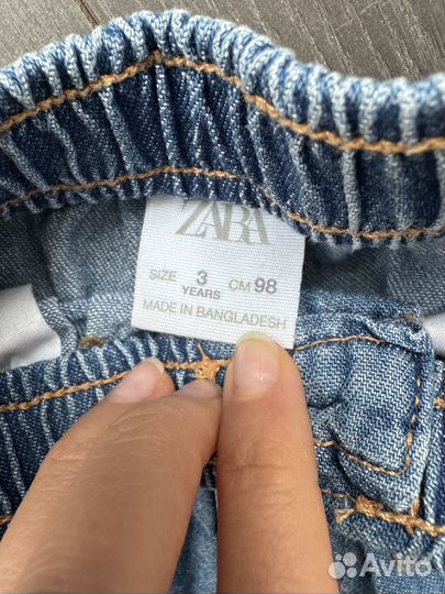 Джинсы детские zara 98