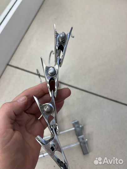 Плечики для брюк прищепки