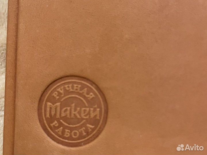 Фотоальбом макей натуральная кожа ручная работа