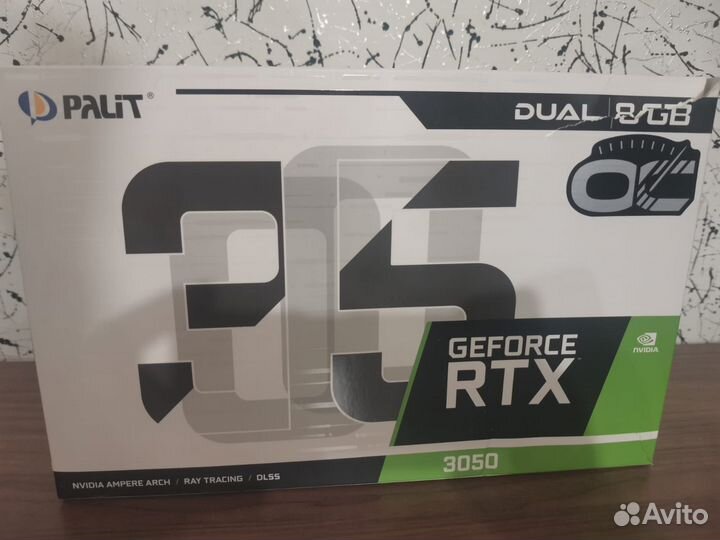 Продам видеокарту Palit geforce RTX3050, 8 Gb