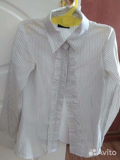 Блузки и рубашки для девочки школьные 128-134