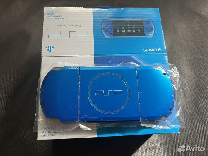 Sony PSP 3008 blue 64гб новая,прошитая