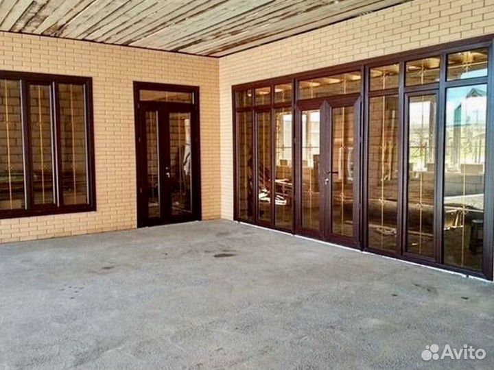 Окна алюминиевые и двери с установкой под ключ