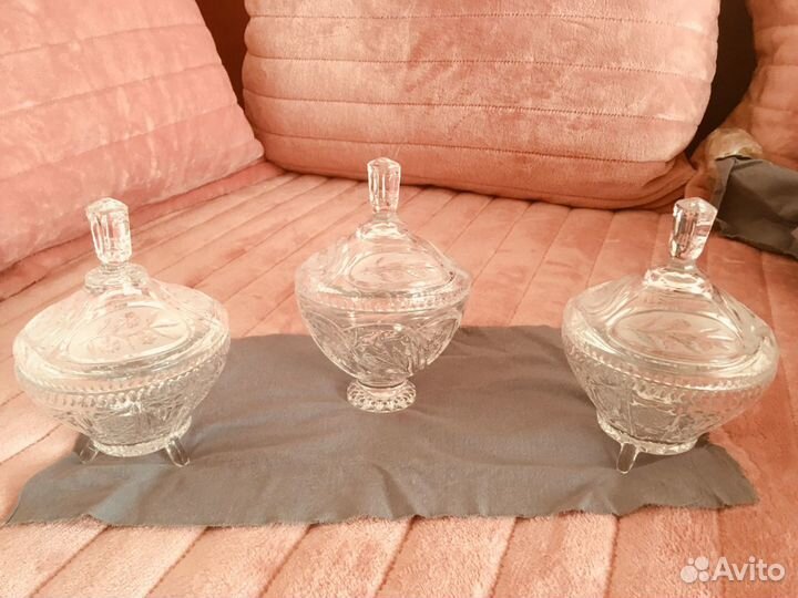 Хрусталь СССР Конфетницы