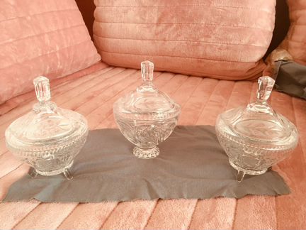 Хрусталь СССР Конфетницы