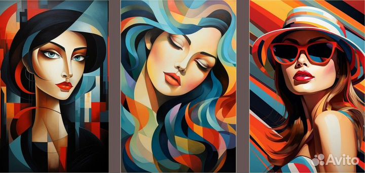 Картины с девушками 1