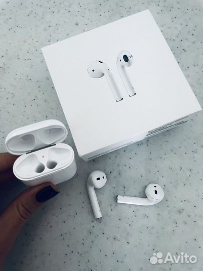 Беспроводные наушники apple airpods 2