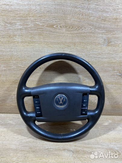 Руль кожаный Volkswagen Touareg Арт. 120347