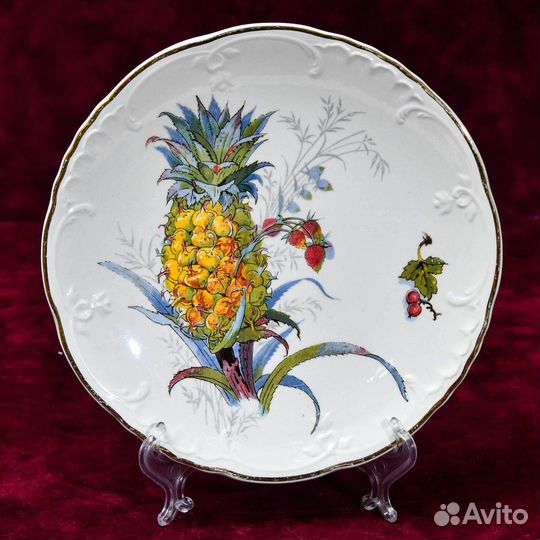 Антикварная Фарфоровая Тарелка