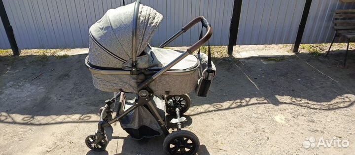 Коляска трансформер luxmom + автолюлька