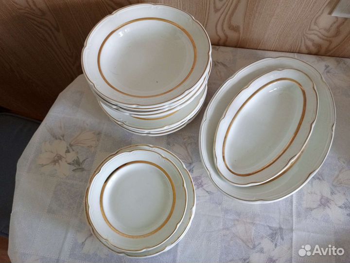 Набор столовой посуды бу