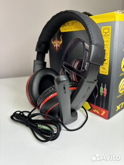 Наушники игровые компьютерные новые