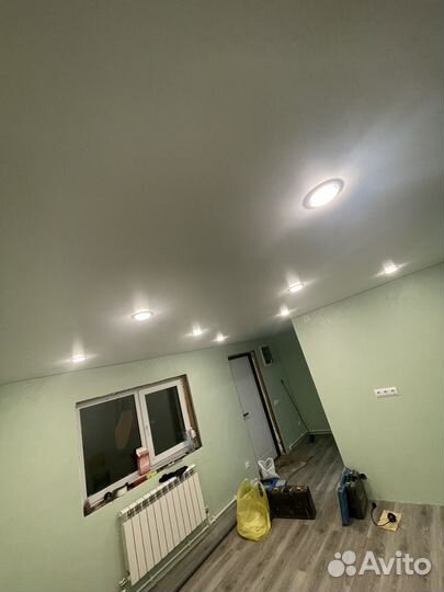 Натяжные потолки, монтаж