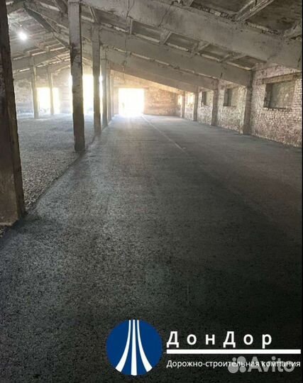 Асфальтирование ангаров складов дворов дорог улиц