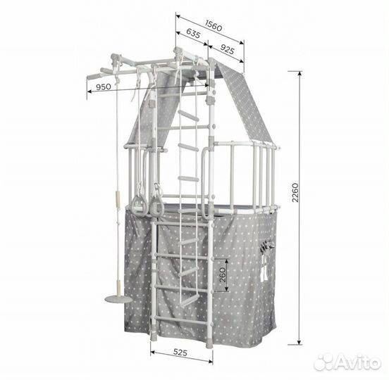 Шведская стенка Индиго