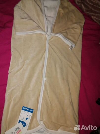 Одеяло-конверт детское, новое