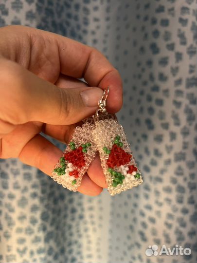 Серьги из бисера