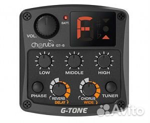 Cherub GT-6 Гитарный эквалайзер цифровой 3-х поло