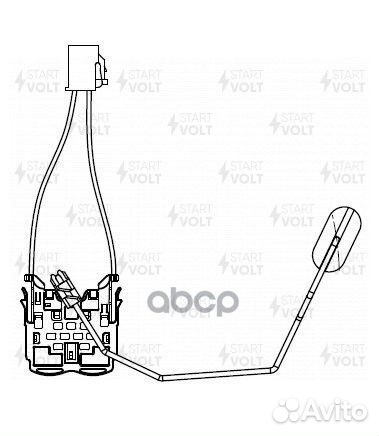 Датчик уровня топлива для а/м KIA K5 (20) /Hyundai