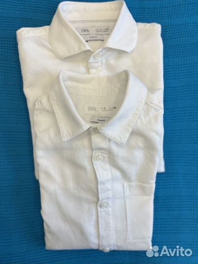 Рубашка белая zara