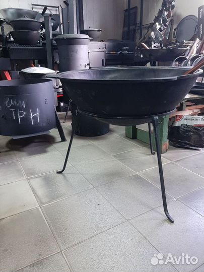 Казан чугунный узбекский 80 литров