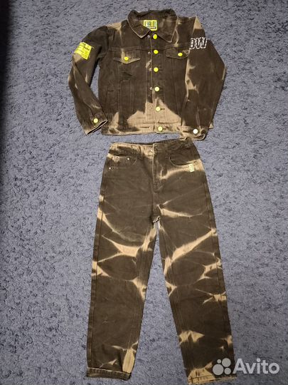 Джинсовый костюм 140+146