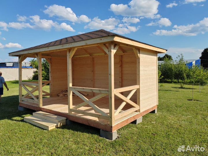 Деревянные беседки