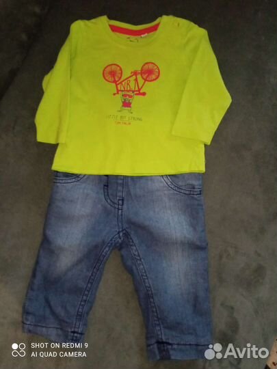 Джинсы для новорожденных