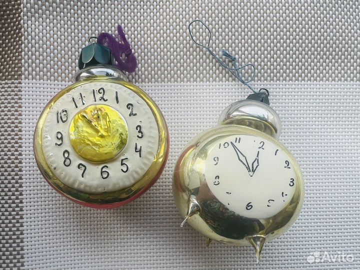 Винтажные ёлочные игрушки, СССР, 1950-60-70гг