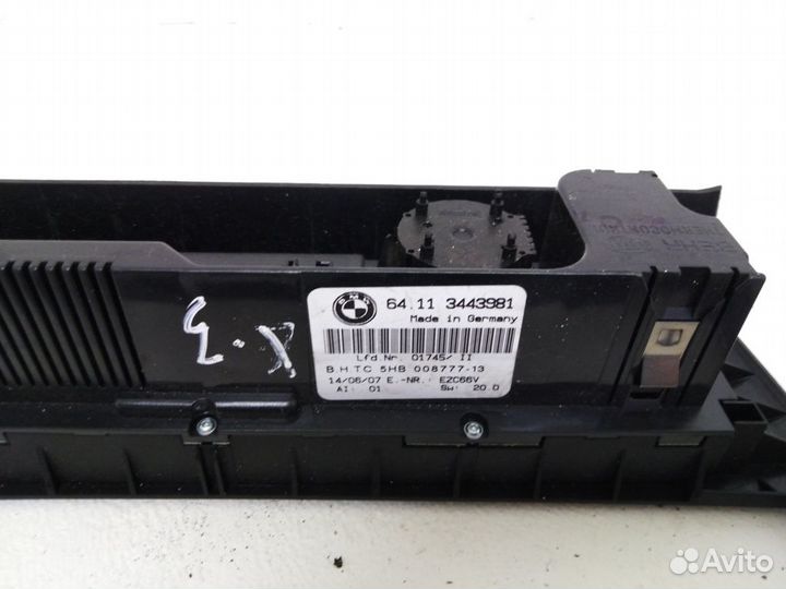 Панель управления климатом BMW X3E83