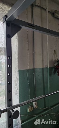 Силовая рама power line гриф с блинами