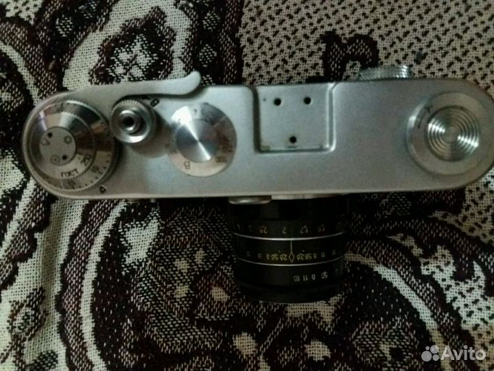 Фотоаппарат фэд 3 в чехле и фотовспышка сэф 3м