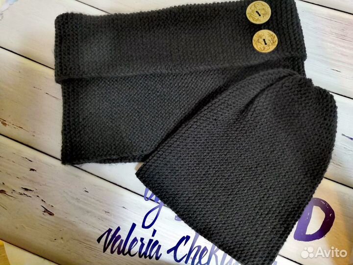 Шапка бини и снуд