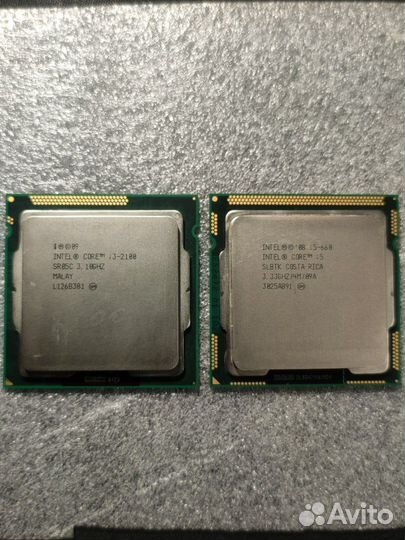 Процессор i3 2100(1155); i5 660(1156); i5 2400 идр