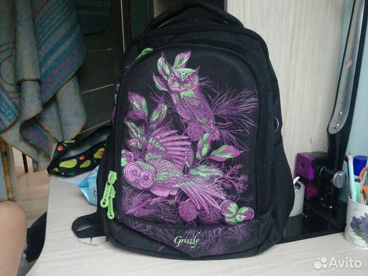Рюкзак школьный для девочки grizzly