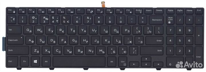 Клавиатура dell Vostro 15-3000 с подсветкой, OEM