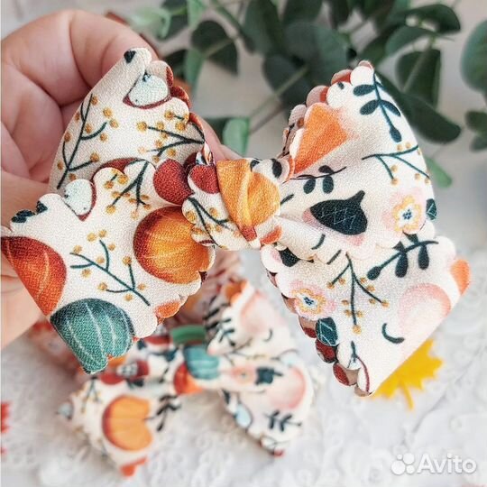 Осенние бантики для девочек