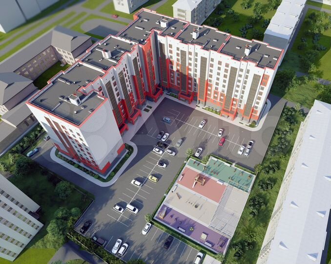 2-к. квартира, 63,9 м², 6/9 эт.
