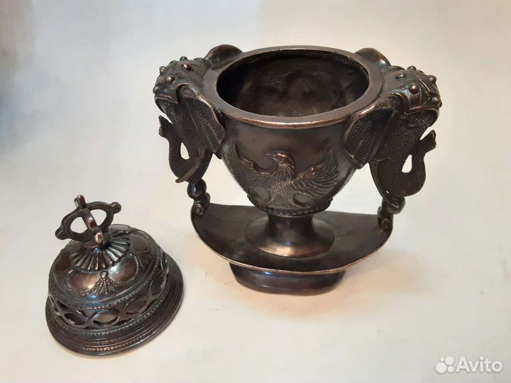 Курительницы бронза. Тибет. Большие. Редкие