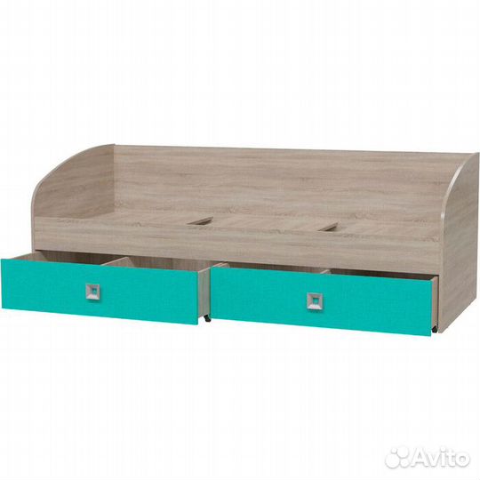 Кровать односпальная с двумя ящиками