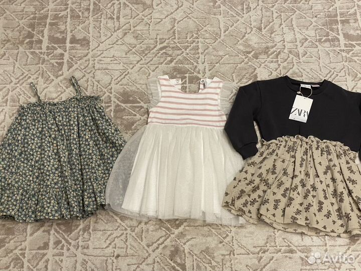 Фирменные вещи на девочку 92 zara mayoral gulliver