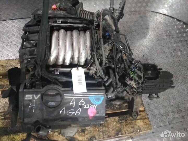 Двигатель Audi A6 C5/4B 2.4л. бензин AGA