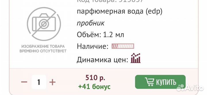 Пробники духов