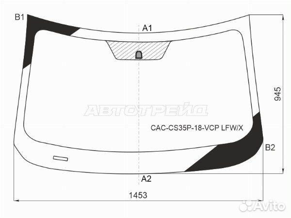 Стекло лобовое