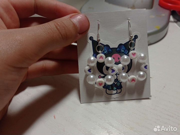 Серьги из бисера