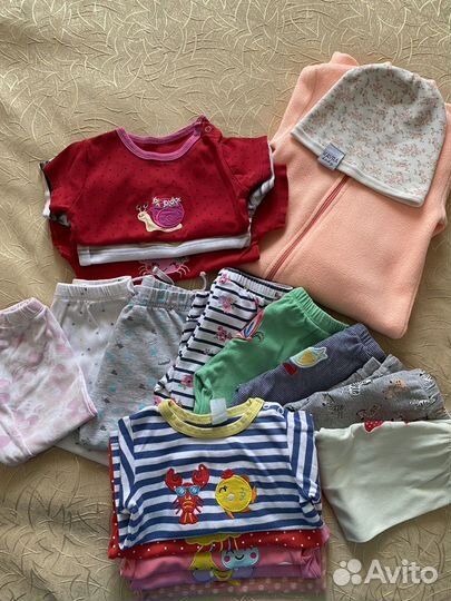 Комплект вещей на девочку 80-86 см