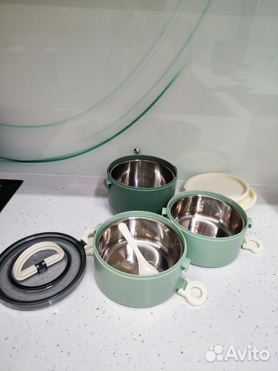 Термос для еды с контейнерами